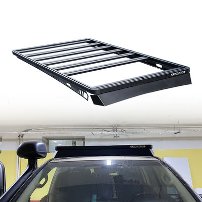 Proces cięcia laserowego czarny aluminium dach koszyk dla 4Runner Car Top Cargo Carrier