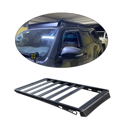 Proces cięcia laserowego czarny aluminium dach koszyk dla 4Runner Car Top Cargo Carrier