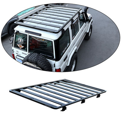 LC76 Universal Aluminium Alloy Car Roof Rack Carbon Steel Bracket Roof Rack 2160X1320