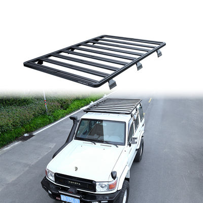 LC76 Universal Aluminium Alloy Car Roof Rack Carbon Steel Bracket Roof Rack 2160X1320