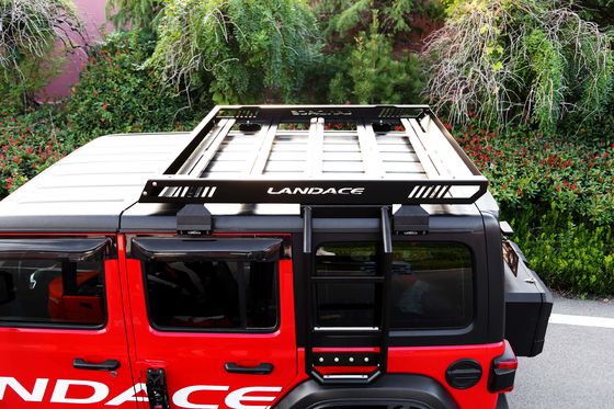 4x4 off-road Aluminiowy stopu dachowego Rack Bagaż Samochodowy dach koszyk w czarnym 1455 * 1425 * 113mm