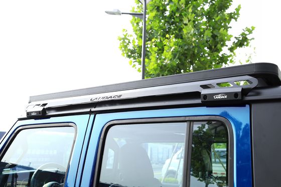 Czarny 4X4 Gladiator JT Aluminium Alloy Baggage Carrier Roof Rail Basket Car Roof Racks for Jeep Durable
