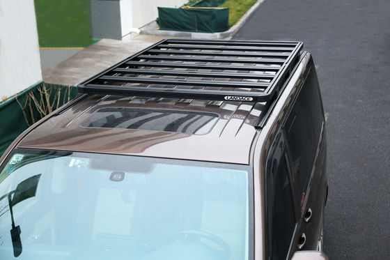 Czarne powłoki powłoki dachowej montażu przewoźnik ładunku dla terenowych 4WD Volkswagen Multivan Van