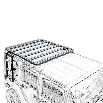 Jeep JK 1500*1425 Aluminium Alloy Roof Racks for Off Road Adventures and Payment T/T