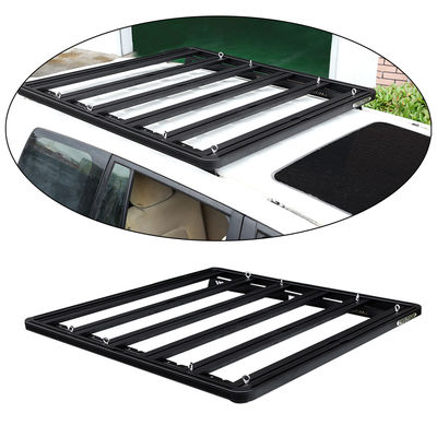 1800x1250x30 Powder Coated Aluminium Alloy Car Roof Rack dla LC200 w celu zwiększenia wydajności