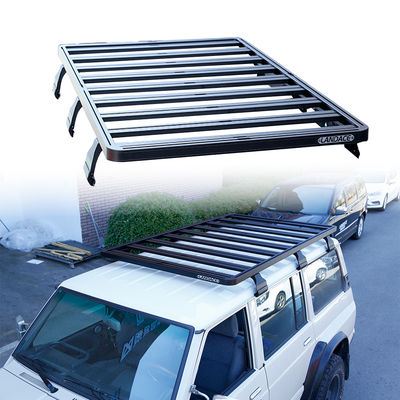 Aluminiowy dach ładunkowy kempingowy Uniwersalny stojak na dach SUV z powłoką E-coat Powder Coat
