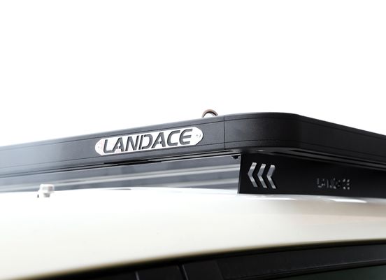 1500*1380*44mm Czarne części samochodowe Aluminiowe regały dachowe Platformy regały dachowe samochodowe dla Toyoty LC200 Krótki