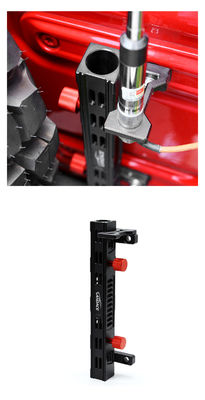 Wysoko-czarny aluminiowy uchwyt na sztandary dla 4x4 Off Road Auto Parts Jeep Wrangler