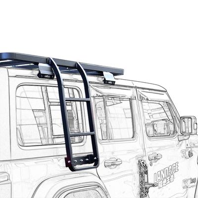 Bez wiercenia Instalacja Pickup Truck Schody tylne dla Jeep Wrangler JL JK od Jeep