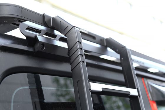 Czarny aluminium stopu dach stojak drabina boczna do zbiornika 300 Idealnie nadaje się do pojazdów 4x4