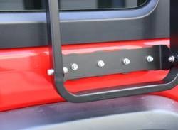 Odporny na promieniowanie UV elektroforezy Powdowo powlekany stojak dachowy drabina samochodowa dla Jeep Wrangler JL JK