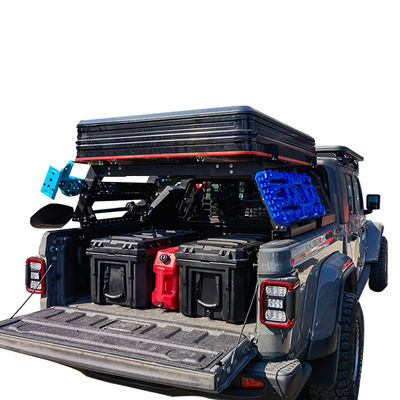 63KG N.W Srebrny Aluminiowy Zestaw Łóżek dla Samochodów Samochodowych Toyota Hilux i Akcesoriów 4x4