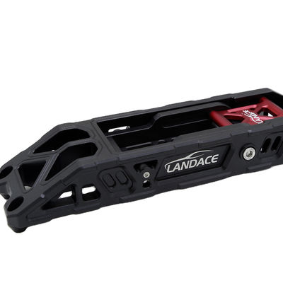Łatwa instalacja Czarne składane drzwi samochodowe pedal krok do Jeep Wrangler 2 sztuk Czarny