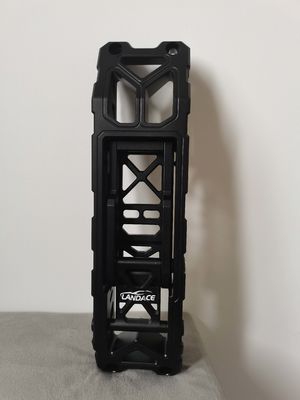 Międzynarodowa stopa aluminium Czarna drabina boczna dla Jeep Wrangler High- Black