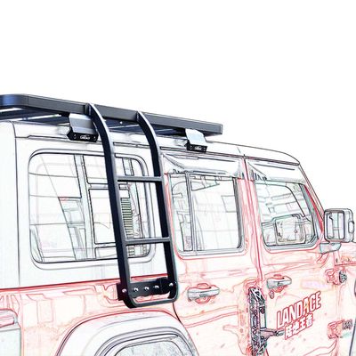 JEEP Wrangler JL JK Roof Rack Samochodowa tylna drabina w stylu mechanicznym dla pojazdów 4X4