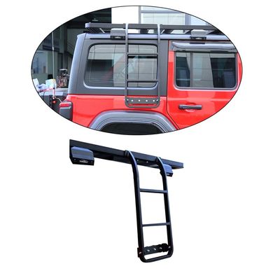 Uwolnij swój Wrangler JL Potencjalny Aluminium Dach Rack drabina dla samochodów 4x4