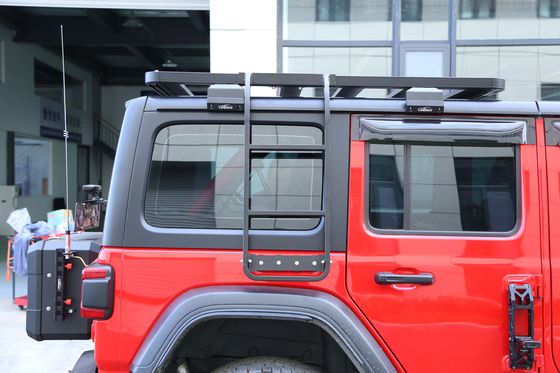 Uwolnij swój Wrangler JL Potencjalny Aluminium Dach Rack drabina dla samochodów 4x4