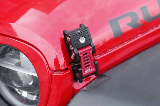 Aluminiowy stop Czarny zapięcie z kapeluszem dla WranglerJL SUV