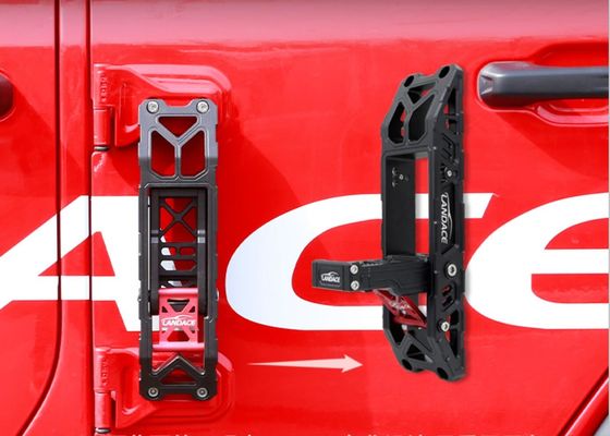 2018-2022 Wrangler Srebrny Czarny Składany Samochód Drzwi Boczne Pedal Pięć Podtrzymujący Krok Boczny