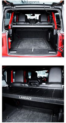 Waga netto 15,7 kg Wnętrze samochodu Nośnik stałego metalu Stojak do Jeep Wrangler JL 4x4