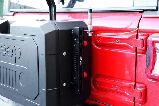 Wrangler JL Off Road Aluminium Jeep tylna brama zewnętrzna skrzynia magazynowa rozmiar 700x450x317mm