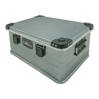 Anodoza zewnętrzna Metalu Aluminiowego Stopnia Pożar samochodowy Składane pudełka szary Camping Cargo Storage Kuchnia Camping Box