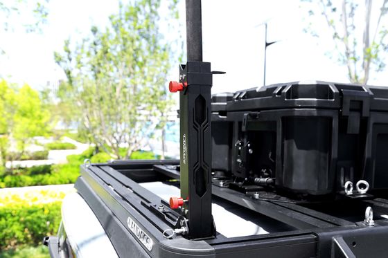 Wstrzymały na korozję aluminium 323X78X86mm Podstawa na słup flagi dla Jeep Multifunctional