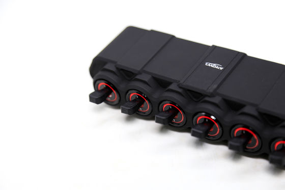 6 Gang Switch Pane Elektroniczny system przekaźnika z skrzynką sterowania obwodu wodoodporny skrzynka przekaźnika bezpieczników okablowania pasów Etykiety naklejki