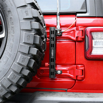 Wspornik na sztandary z stopów aluminium i uchwyt drutu radiowego dla Jeep Wrangler JL Gladiator