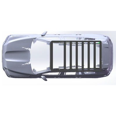 LC300 150*142*5 Flat Roof Rack Aluminiowy Stopek Akcesoria zewnętrzne do pojazdów 4X4