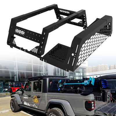 Włócznicze stożki z stali węglowej Czarny powłokę powłoką Overland Bed Rack dla Jeep Wrangler JL