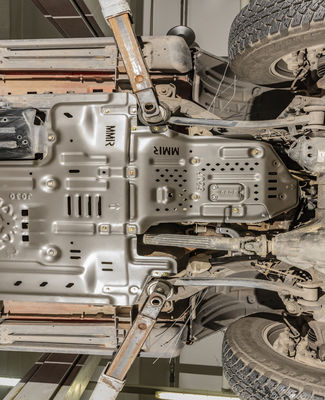 5 mm grubości Aluminium Orange Set Wrangler JL Skid Plate 19 dla wydajności terenowej