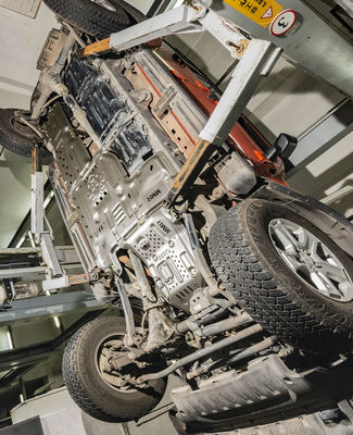 5 mm grubości Aluminium Orange Set Wrangler JL Skid Plate 19 dla wydajności terenowej