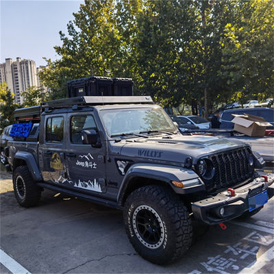JEEP 4x4 Aluminium Alloy Car Roof Luggage Tray Platform Roof Rack Basket dla JK JL TJ