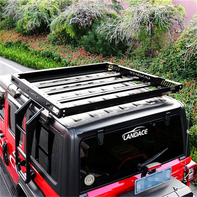 JEEP 4x4 Aluminium Alloy Car Roof Luggage Tray Platform Roof Rack Basket dla JK JL TJ