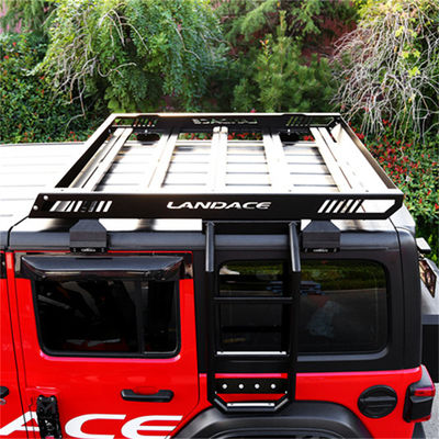 JEEP 4x4 Aluminium Alloy Car Roof Luggage Tray Platform Roof Rack Basket dla JK JL TJ
