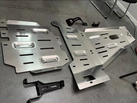 1810*870*8mm Off Road Aluminium Alloy Under Engine Cover Mud Flap Guard Skid Plate dla JEEP Wrangler JL JK