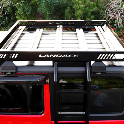LANDACE Custom Universal Car Roof Rack Cargo Basket dla Jeep Wrangler Pickup Carrier