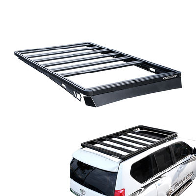 Czarny proszek powlekany ze stojaków dachowych dla samochodów typu off-road do Toyota Prado LC 150 Aluminium
