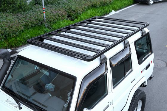 Toyota Lc 76 4x4 Akcesoria do pojazdów Raki na płaskim dachu z powłoką napędową i aluminium