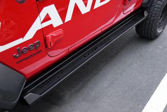 Jeep Wrangler JL JK Side Step Pedal Running Board z powłoką aluminium