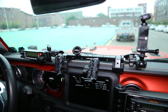 Jeep Wrangler JL Aluminium Center Console Bracket Dashboard Mount dla posiadacza telefonu samochodowego