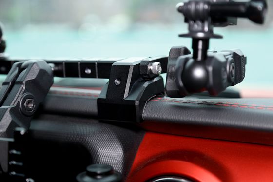 Jeep Wrangler JL Aluminium Center Console Bracket Dashboard Mount dla posiadacza telefonu samochodowego