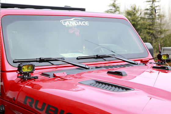 Aluminiowe stopy czarne LED światło drogowe pionowy uchwyt do montażu dla Wrangler JL JK
