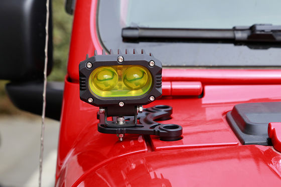 Aluminiowe stopy czarne LED światło drogowe pionowy uchwyt do montażu dla Wrangler JL JK