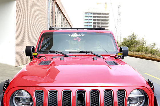 Aluminiowy stop Czarny LED Podnośnik światła jazdy Własność pionowa dla Jeep Wrangler JL JK