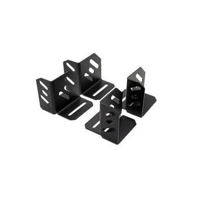 Czarny 102*100*103mm 4x4 Akcesoria zewnętrzne pojazdu Części metalowe Drum Holder Oil Drum Bracket