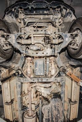 Model samochodu Toyota Prado LC120 3D Skid Plate do zbiornika paliwa i obudowy przenośnikowej