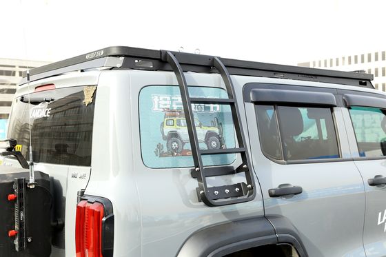 18-23 Wrangler Rubicon Jeep Fitment Bezpośredni aluminium dach stojak drabina do zbiornika 300