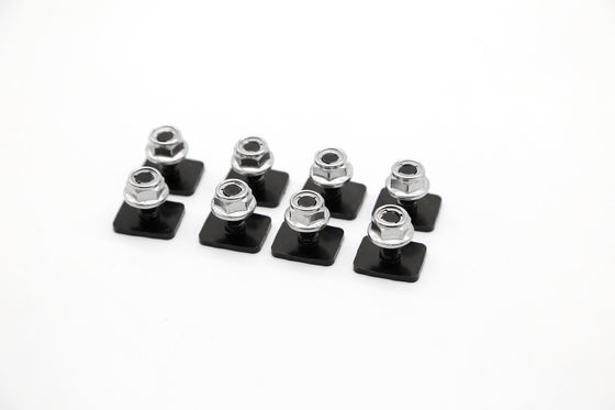 Czarne powłoki powlekane CNC dach stojak z unikalnym wzornictwem i stali nierdzewnej Bolt Eye Nut
